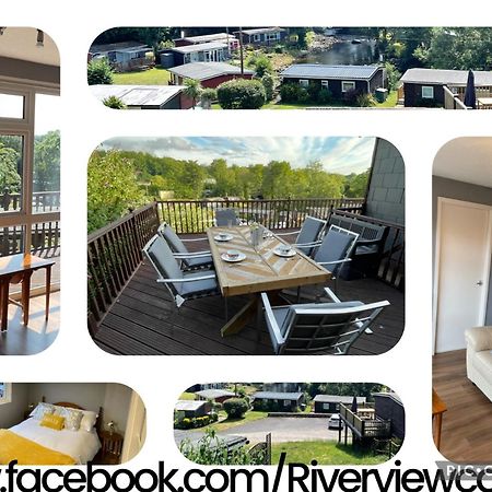 180 River View Cabin Caeathro Exteriör bild