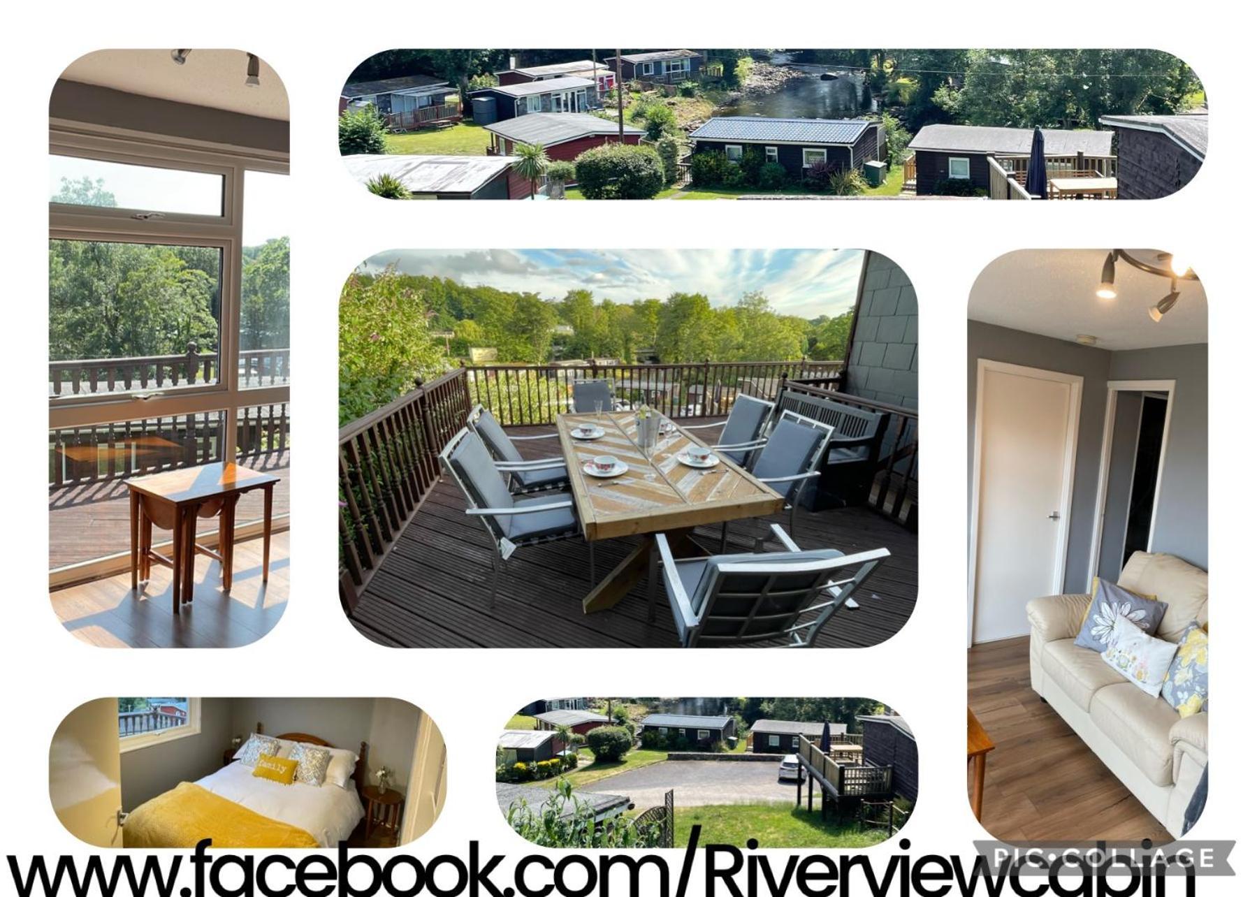 180 River View Cabin Caeathro Exteriör bild